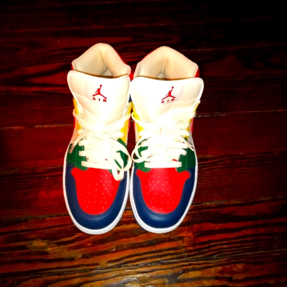Jordan multicolor limited edition size 9.5 offers are welcome